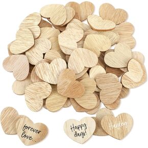 قلوب خشبية للحرف اليدوية ، 60 جهاز كمبيوتر غير مكتمل قلوب خشبية فارغة لكتاب ضيوف الزفاف ، وملاءات خشبية على شكل قلب ، حلي خشبية لعيد عيد الحب ، حفلة عيد ميلاد ، وحراني DIY ، وصنع البطاقات in Kuwait