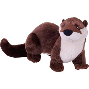 Wild Republic Cuddlekins Eco Mini River Otter, Stuffed Animal, 8 Inches, Plush Toy, Fill is Spun Recycled Water Bottles, Eco Friendly
