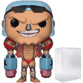 POP One Piece - Franky Funko Vinyl Figure (Bundled with Compatible Box Protector Case) Multicolor 3.75 inches