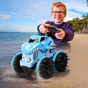 RC خارج لعبة Toddler Water Toys for Kids Monster Trucks for Boys Toys Year 6-8 Protender Control Care Car for Boys 8-12 (Be)