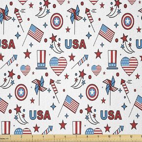 Ambesonne Tyrannosaurus Fabric by The Yard, Video Games Style Digital Featured Wild Dinos Boys Concept, Stretch Knit Fabric for Clothing Sewing and Arts Crafts, 1 Yard, Magenta