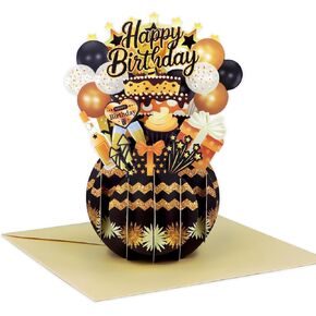 FaCraft Easter Pop Up Cards - Pop Up Easter Greeting Cards for Kids Adults with Envelope, Spring Gift for Daughter Son Friend Family Kids Granddaughter (Eggs Rabbits Flowers)