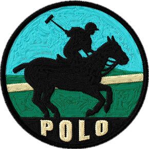Polo Patch Embroidered Iron on Patches for Clothes Backpacks Bags Jeans Jackets Size 3" ID45095