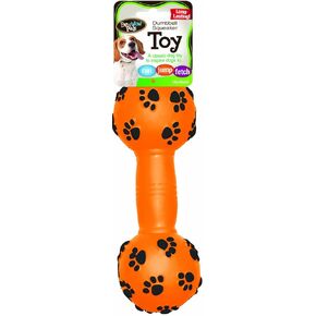 Bow Wow Vinyl Squeaker Dumbbell