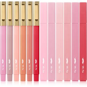 Mr. Pen- Aesthetic Highlighters and Pens No Bleed, 12 Pack, Pastel Color, Black Ink, No Bleed Highlighters for Bibles