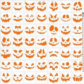 50 Pcs Christmas Snowman Face Stencils Reusable Drawing Template for DIY Craft Drawing Wood Painting Spraying Window Glass Art Christmas Decoration