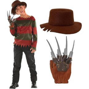 Morph Nightmare Killer Costume Kids With Claw Scary Halloween Costumes For Kids