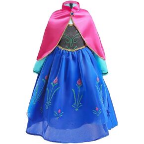 Dressy Daisy Girls' Ice Princess Sister Costume Dresses Birthday Halloween Christmas Fancy Party Outfit Size 2T-10