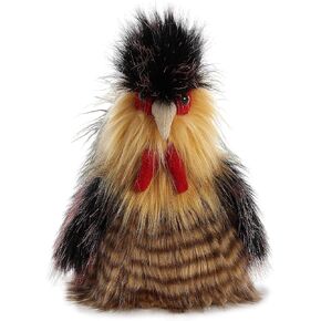 Aurora® Exquisite Luxe Boutique™ Jacques Rooster-Cockerel™ Stuffed Animal - Luxurious Elegance - Sensory Delight - Multicolor 11 Inches