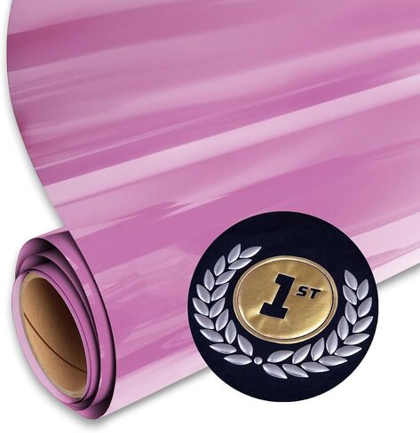 Siser Easy Puff Metallic HTV 12"x5ft" Roll (Silver) – Puffy Heat Transfer Vinyl – Compatible with Siser, Cricut, and Silhouette Cutters – CPSIA Certified in Kuwait