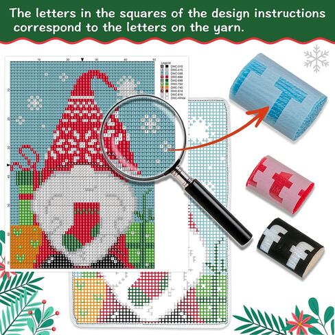 YP Latch Hook Kits for Kids and Adults DIY Rug Crafts Arts Carpet for Home Decoration Festival Gifts,12" X 12"（Kallima inachis） in Kuwait
