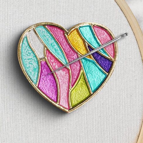 Needle Minder Magnet, Magnetic Needle Minder, Needle Minders Magnetic Cross Stitch Accessories, Magnetic Needle Holder, Life Tree, Butterfly, Cats, Owl, Heart (Butterfly) in Kuwait