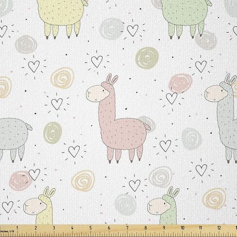 Ambesonne Tyrannosaurus Fabric by The Yard, Video Games Style Digital Featured Wild Dinos Boys Concept, Stretch Knit Fabric for Clothing Sewing and Arts Crafts, 1 Yard, Magenta in Kuwait
