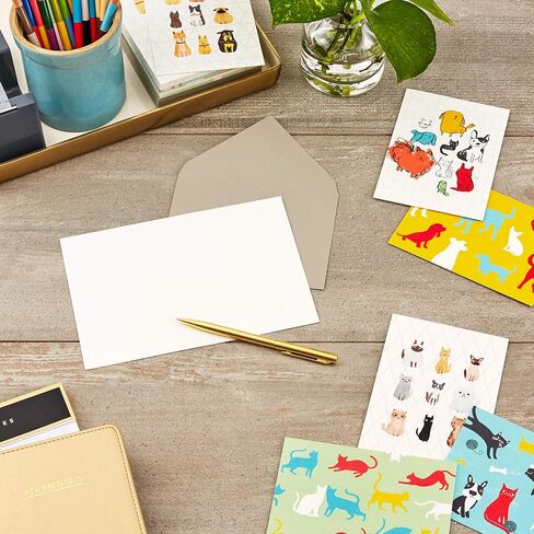 Hallmark Blank Cards Assortment, Dogs and Cats (36 Assorted Note Cards with Envelopes) in Saudi Arabia