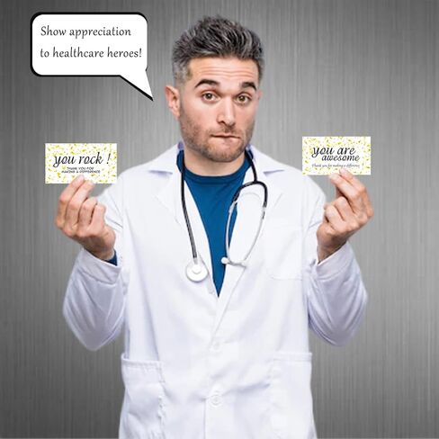 200 Pieces You Are Awesome Cards Colorful Thank You For Making a Difference Cards Thank You Note Cards Appreciation Insert Greeting Card for Staff Teacher Employee Doctor Volunteer in Saudi Arabia