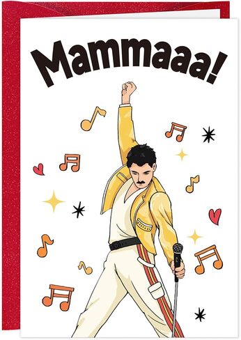 FLYAB Trump Mother's Day Card - 5.5"x 8" Funny Trump Birthday Card with Envelope Best Mother's Day Gift for Mom Grandma Wife Sister in Kuwait