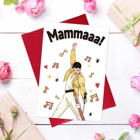 FLYAB Trump Mother's Day Card - 5.5"x 8" Funny Trump Birthday Card with Envelope Best Mother's Day Gift for Mom Grandma Wife Sister in Kuwait