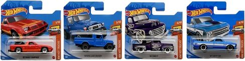 Hot Wheels 2021 Hot Trucks مجموعة كاملة من 10 مركبات Diecast 1/10 Thru 10/10 (إصدار بطاقة قصيرة) حزمة in Saudi Arabia