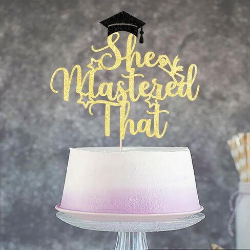 Gold Glitter The Beginning of a New Chapter Cake Topper, Graduation Party Decorations, Farewell Party Retirement Engagement Baby Shower Party Decorations in Saudi Arabia