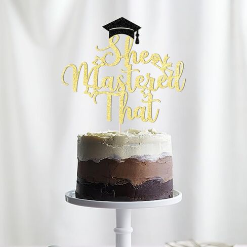 Gold Glitter The Beginning of a New Chapter Cake Topper, Graduation Party Decorations, Farewell Party Retirement Engagement Baby Shower Party Decorations in Saudi Arabia