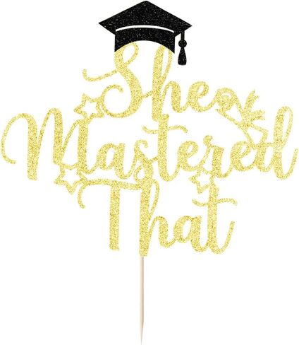 Gold Glitter The Beginning of a New Chapter Cake Topper, Graduation Party Decorations, Farewell Party Retirement Engagement Baby Shower Party Decorations in Saudi Arabia