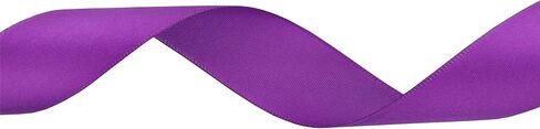 YAKA Double Sided Polyester Satin Ribbon Roll,1 inch Wide 100 Yard Length for Wedding,Party Decoration,Gift Wrapping,Sewing,DIY Hair Accessories,Craft Supplies (Purple, 1inch/25mm) in Saudi Arabia