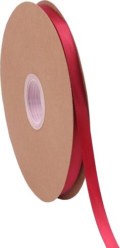 YAKA Double Sided Polyester Satin Ribbon Roll,1 inch Wide 100 Yard Length for Wedding,Party Decoration,Gift Wrapping,Sewing,DIY Hair Accessories,Craft Supplies (Purple, 1inch/25mm) in Kuwait