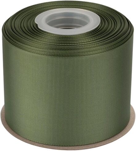 Avanava 3 بوصة شريط الشريط العريض Grosgrain - 25 ياردة (570 -MOSS) in Saudi Arabia