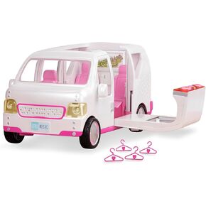 Lori – Vehicle for Mini Dolls – Large Car for 6-inch Dolls – Music Booth & Wardrobe – Sounds & Lights – 3 Years + – Sweet Escape Luxury SUV