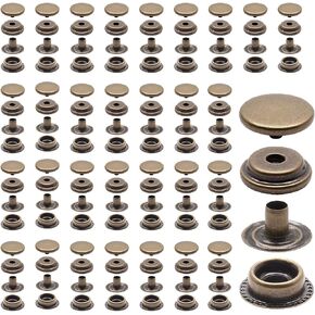 120 pcs Stainless Steel Snap Marine Grade Boat Canvas Snaps Fasteners kit 15 mm Snap Button Press Stud Cap for Fabric Jeans Jackets DIY Craft Marine Boat Canvas Snap Kit Clothing PU
