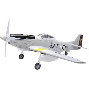 P-51 Mustang Fighter Model - World War II Classic Fighter Model, 1:48 Military Enthusiasts Plastic Fighter Assembly Model (Purple Silver)