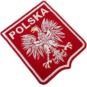Tipl009T01 Polska Poland Shield كرة القدم لكرة القدم مطرزة على الحديد أو خياطة