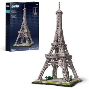 Perler 80-57235 Statue of Liberty 3D Fused Bead Craft Activity Kit, 4" W x 17.5" H, Multicolor, 8008 Pieces