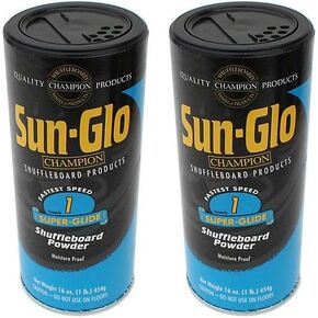 Sun-Glo #1 Shuffleboard Powder Wax (16 oz.) (Pack of 2)