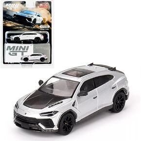 Mini GT Urus Performante 1:64 Scale Die-Cast Model ، إصدار محدود من 5400 ، رمادي
