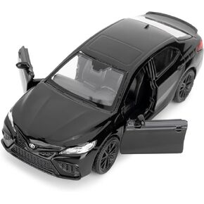 1:36 Scale Camry XSE Diecast Model Car Toy, Zinc Alloy Pull Back Supercar Vehicles Toy Car for Kids Adults Gift (Black)
