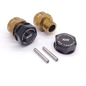 KYX Racing Aluminum 17mm Wheel Hex 6mm Offset Extension Upgrades Accessories for 1/7 1/8 RC Crawler Car Arrma Karton Fireteam Notorious Outcast Talion