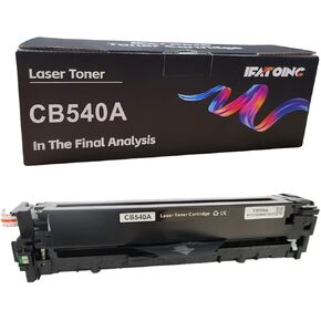Compatible Toner Cartridge Replacement for HP 125A CB540A CP1215 CP1515n CP1518ni CP1213 CP1214 (1-Pack Black)
