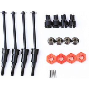 Rcawd Typhon Granite Grom 40crmo عمود دورياء و 10 مم مجموعة سداسية العجلات و Diff Outdrive Axles & M4 عجلة المكسرات لـ ARRMA 1/18 1/14 RTR ، ترقيات 60 ٪ #ARA311198
