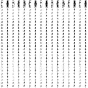 Bewudy 100Pcs Ball Beads Chain Bulk, Silver Keychain Rings Metal Chain, 4.72 Inch Dog Tag Metal Small Chain with Connectors for Jewelry Making DIY Hanging Holidays Decor (12CM/4.72")
