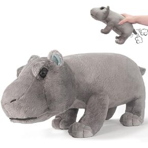 Hippo Plush Toy, Farting Plush Toy, Funny and Funny Animal Plush Toys, Lively Atmosphere Toys, Interesting Gifts for Kid and Colleagues on Birthdays, White Elephant Day, April Fools' Day, Thanksgiving