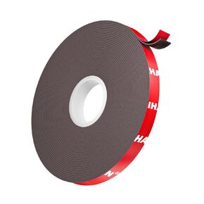 Double-Sided Tape Heavy Duty, Foam Mounting Sticky Tape (1 Roll, 0.4 in x 16.4 FT), Two Sided Strong Adhesive Gel Tape for Wall, Narrow Tape Strips for Home Office Decor, DIY Craft, LED Strip Light