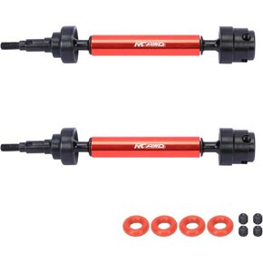 RCAWD Steel Rear Driveshaft for Arrma 1/10 Gorgon 4X2 MEGA 550 Drive Shaft Upgrades Part Green