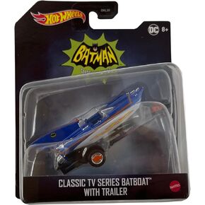 Hot Wheels Classic TV Series Batboat مع المقطورات
