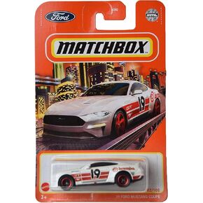 Matchbox '19 Ford Mustang Coupe, [White] 82/100