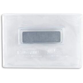 Clear Vinyl Magnetic Badge Holder - Vertical or Horizontal, Credit Card Sized, (3x2 inch) - 25 Pack