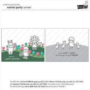 Lawn Fawn Clear Stamps 3"X2"-Easter Party