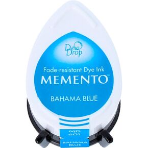 Tsukineko Memento Dew Drop Ink Pads Dew Drop Pad, Bahama Blue