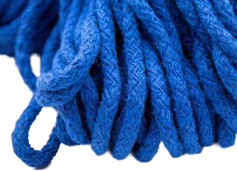 YarnArt Macrame Braided 5MM - YarnArt Macrame Braided Pastel and Vivid Colors 5MM Soft Cotton Content to Design Wall Hangings, Table Runners, Cushion Covers, Rugs and Accessories (758) in Saudi Arabia