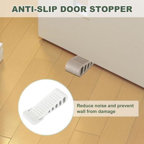 uxcell 1 Pcs Door Stoppers for Bottom of Door, 30mm/1.18 Inch Door Stops, Rubber Door Stopper Wedge Anti Slip, Window Stopper Door Stackable, Pink in Saudi Arabia